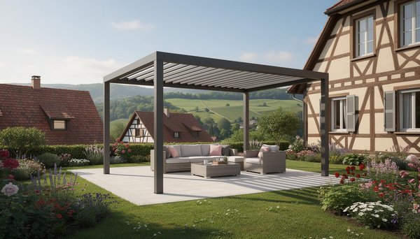 Pergola en Alsace : le choix élégant pour sublimer votre terrasse